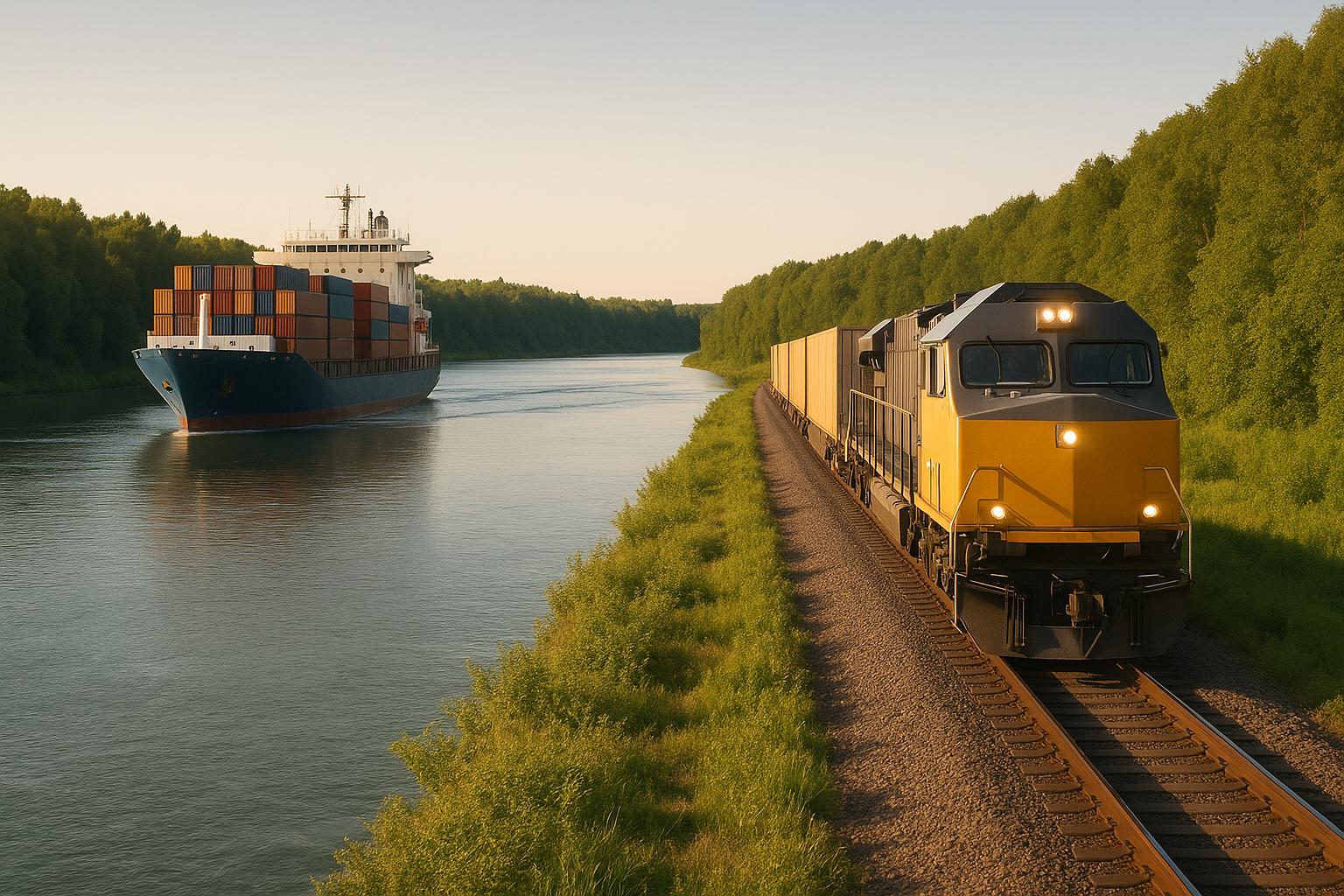 Como o Transporte Multimodal Reduz Emissões de CO2